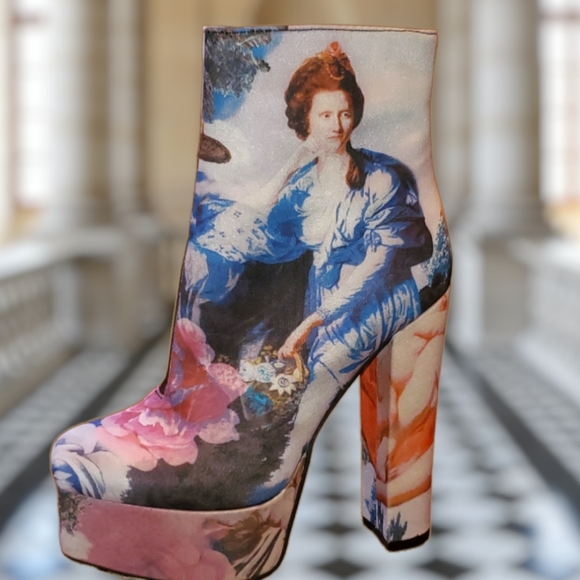 Azalea Wang Shoes - Platform boots- Wearable Art Sz. 7.5